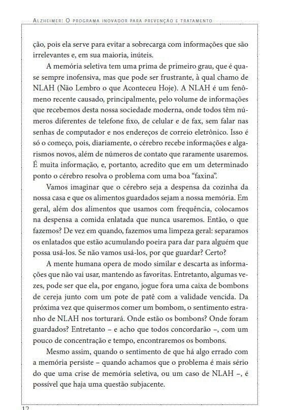 Alzheimer - O Programa Inovador para Prevenção e Tratamento