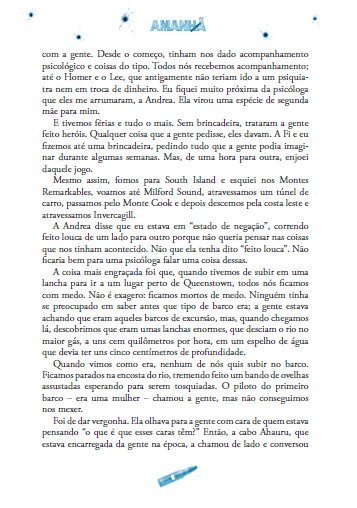 Amanhã 04 - Escuridão, Seja Minha Amiga