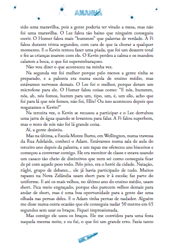 Amanhã 04 - Escuridão, Seja Minha Amiga