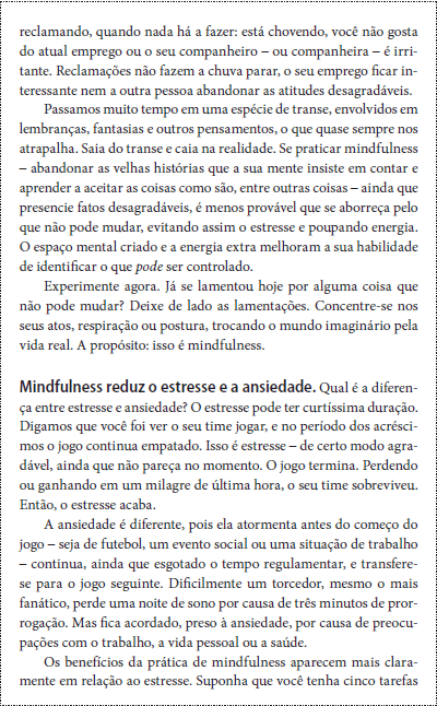 Atenção Plena - Mindfulness