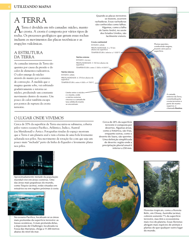 Atlas Geografico Mundial - Azul