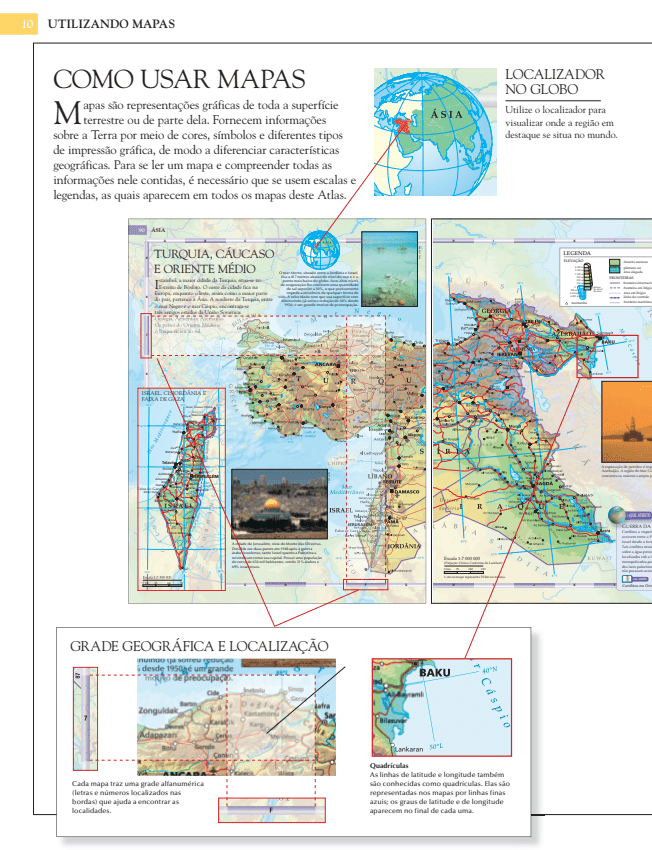 Atlas Geografico Mundial - Azul