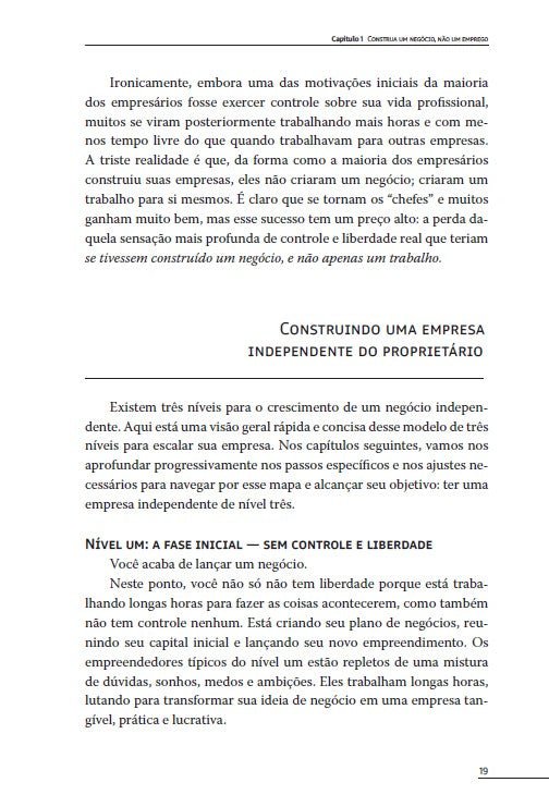 Construa Um Negócio, Não Um Emprego