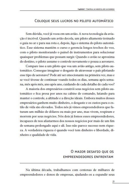 Construa Um Negócio, Não Um Emprego
