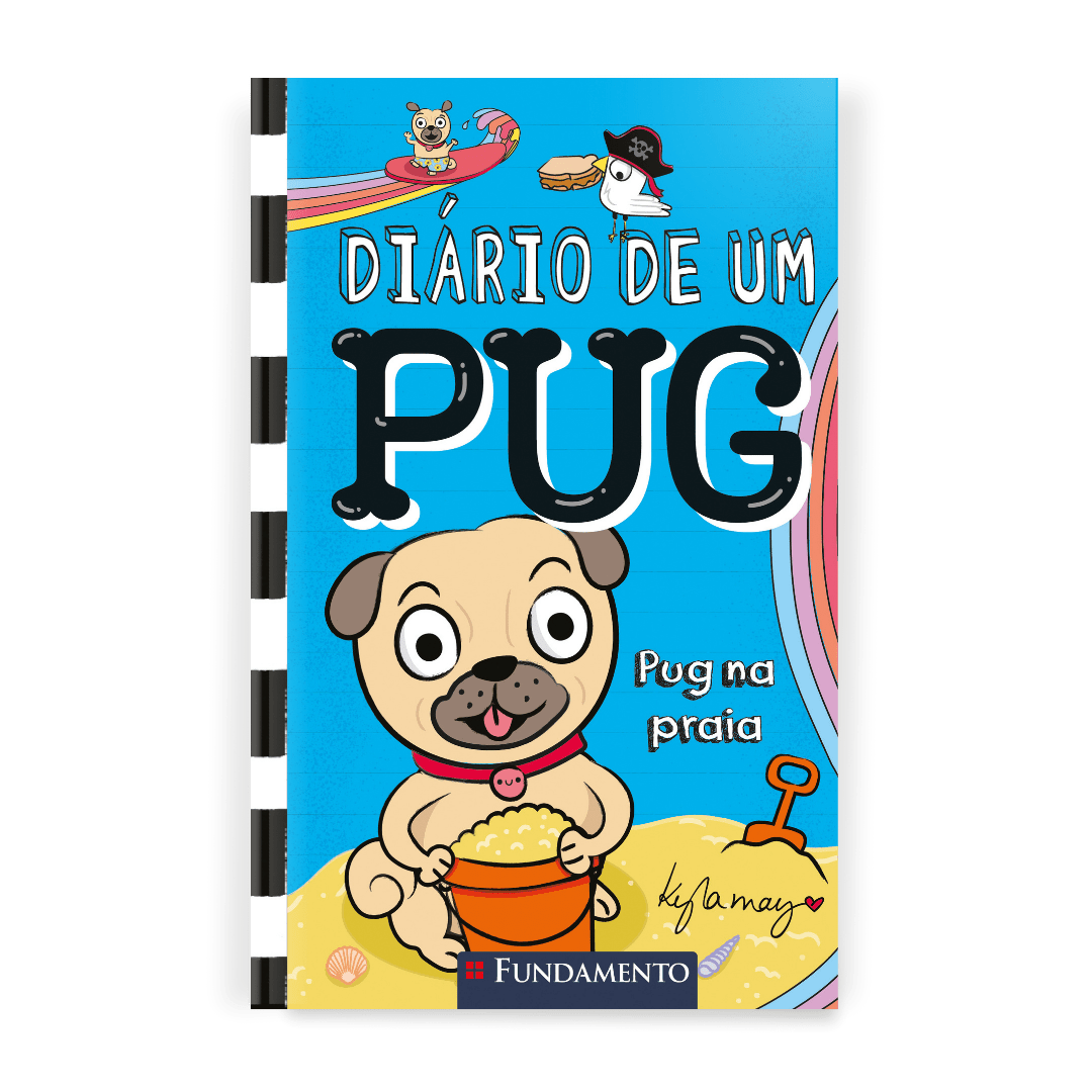Diário de Um Pug: Pug na Praia