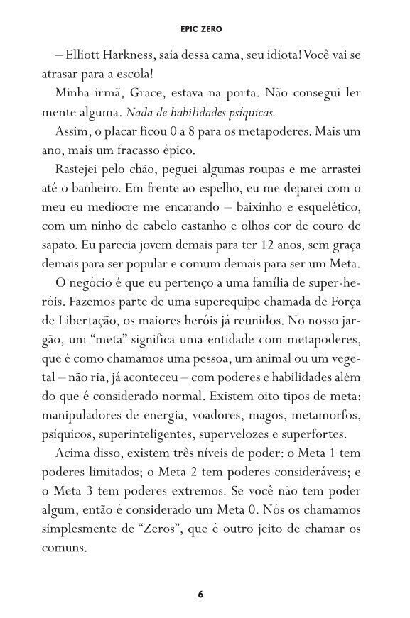 Epic Zero 1: Um Herói Não Tão Súper Assim