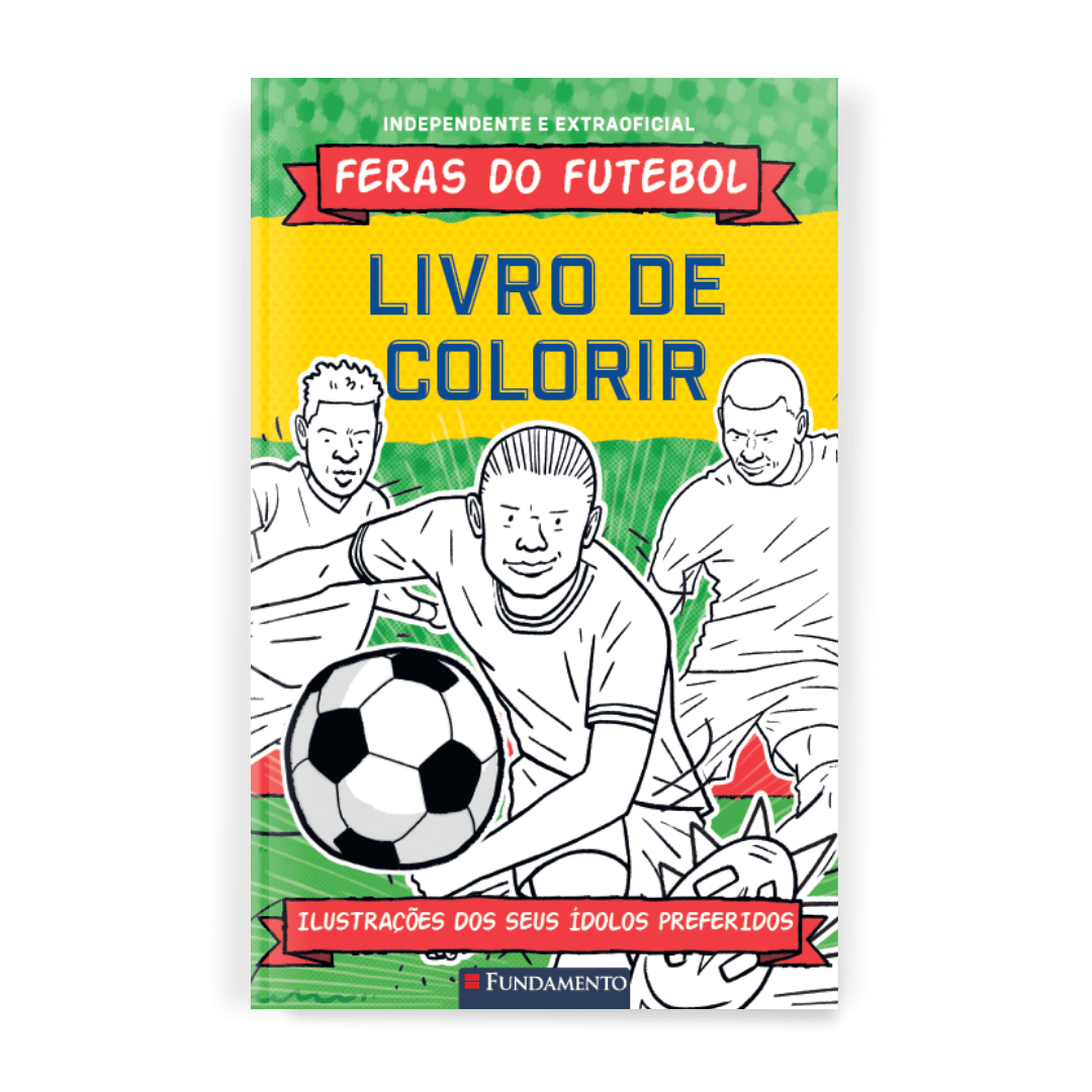 Feras do Futebol: Livro de Colorir