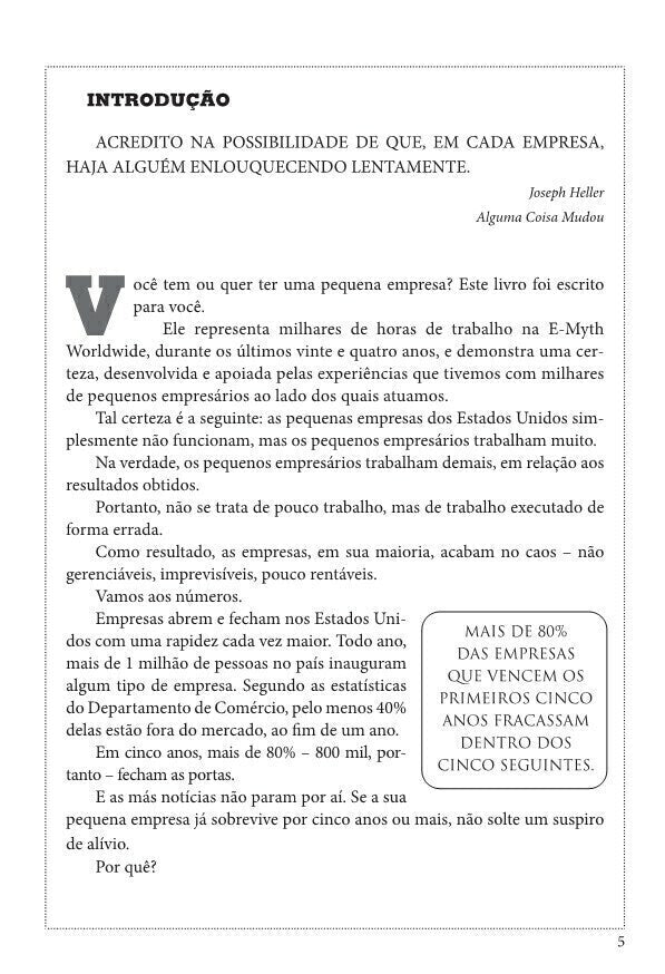 O Mito do Empreendedor