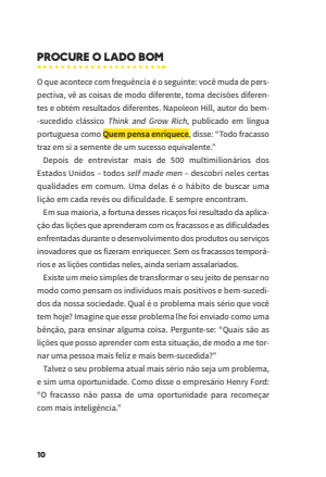 Pensamento Rico X Pensamento Pobre