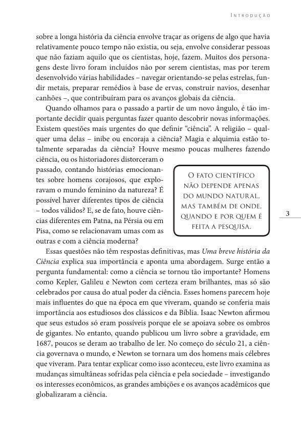 Uma Breve História da Ciência