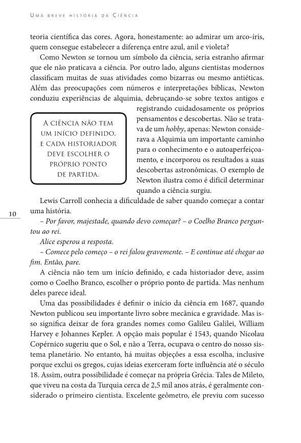 Uma Breve História da Ciência
