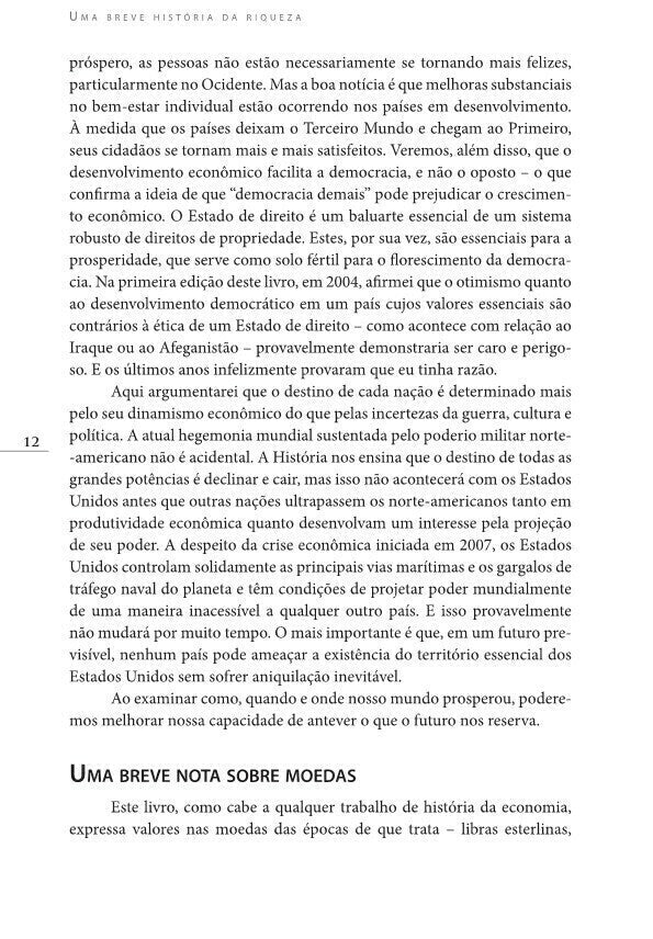 Uma Breve História da Riqueza