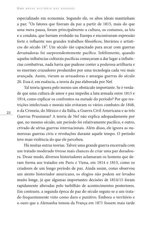Uma Breve História das Guerras