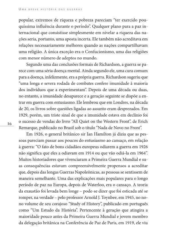 Uma Breve História das Guerras