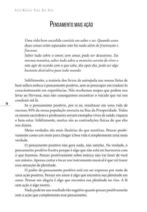 Você Nasceu para Ser Rico: As Sementes da Riqueza