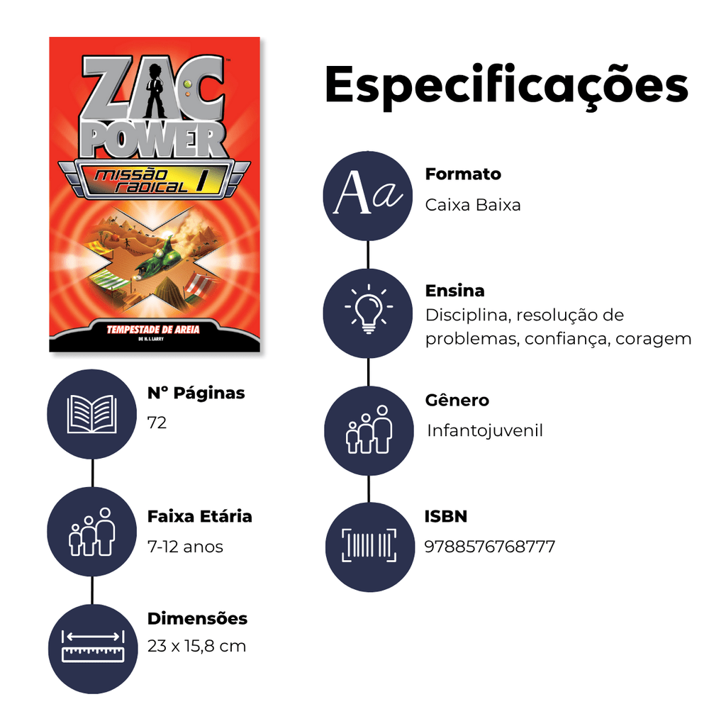 Zac Power Missão Radical - Tempestade de Areia