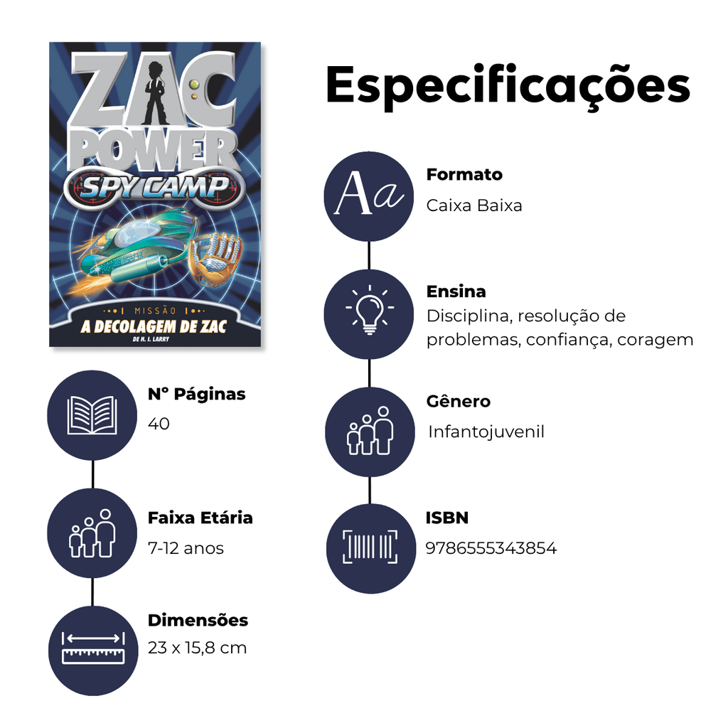 Zac Power Spy Camp - A Decolagem de Zac