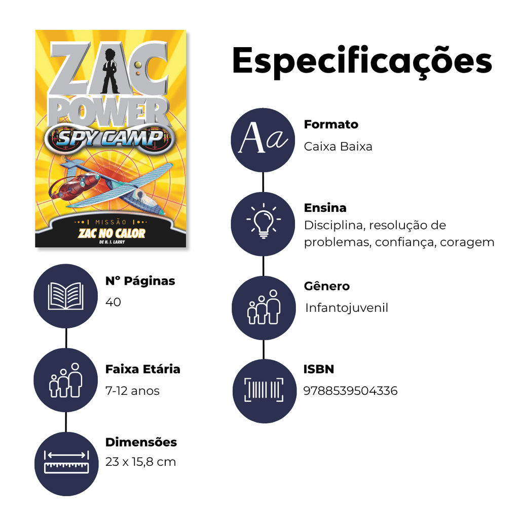 Zac Power Spy Camp - Zac no Calor