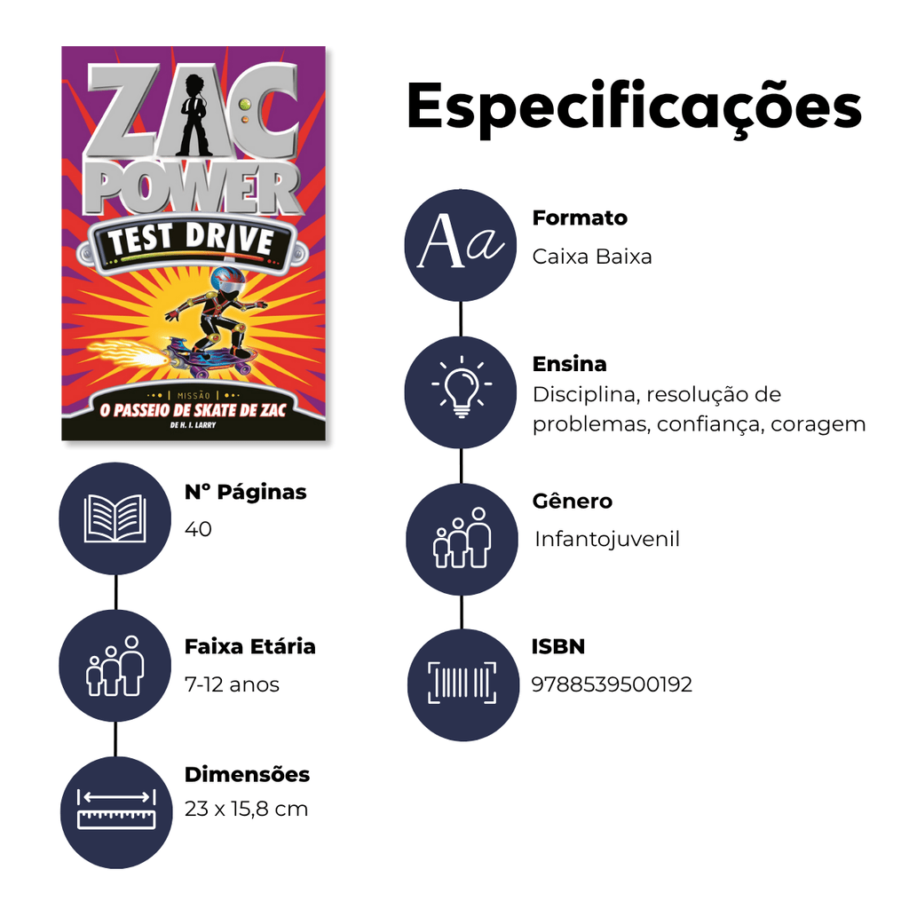 Zac Power Test Drive - O Passeio de Skate de Zac